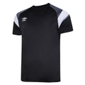 Schwarz-Kohlen-Schwarz- Brillantes Weiß - Front - Umbro - Trikot für Kinder - Training