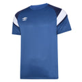 Marineblau-Kurzmantel- Brillantes Weiß - Front - Umbro - Trikot für Kinder - Training