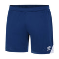 Marineblau-Weiß - Front - Umbro - "Total Training" Shorts für Herren