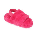 Pink - Front - Slumberzzz - Kinder Hausschuhe, Gesteppt