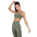 Khaki - Side - Hoxton Haus - Bralette für Damen