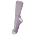 Flieder - Front - Unbranded - Stiefelsocken für Damen