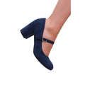 Marineblau - Side - Where´s That From - Damen Riemchenschuhe "Araceli", Wildleder