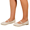 Weiß - Front - Where´s That From - Damen Ballerinas "Josie"