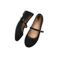 Schwarz - Back - Where´s That From - Damen Ballerinas "Josie", Wildleder