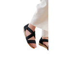 Schwarz - Back - Where´s That From - Damen Sandalen "Hummingbird", Wildleder