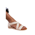 Cremefarbig - Front - Where´s That From - Damen Sandalen "Hummingbird", Wildleder