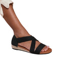 Schwarz - Front - Where´s That From - Damen Sandalen "Hummingbird", Wildleder