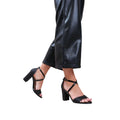 Schwarz - Front - Where´s That From - Damen Sandalen "Ruth", Glitzer