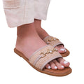 Nude - Front - Where's That From - Damen Sandalen "Harmony", Trinkhalm, PU