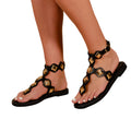 Schwarz - Back - Where´s That From - Damen Sandalen "Sharyn", Mit Stollen