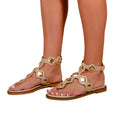 Nude - Front - Where´s That From - Damen Sandalen "Sharyn", Mit Stollen