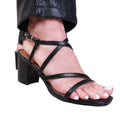 Schwarz - Back - Where´s That From - Damen Sandalen "Sidra", PU