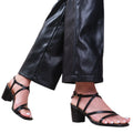 Schwarz - Side - Where´s That From - Damen Sandalen "Sidra", PU