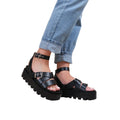 Schwarz - Front - Where´s That From - Damen Sandalen "Layla"