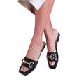 Schwarz - Front - Where´s That From - Damen Sandalen "Orca"