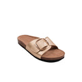 Gold - Front - Where´s That From - Damen Sandalen "Sequoia", Schnalle, PU