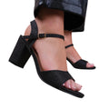 Schwarz - Back - Where´s That From - Damen Sandalen "Paityn", Glitzer