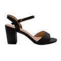 Schwarz - Front - Where´s That From - Damen Sandalen "Paityn", Glitzer