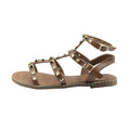 Hellbraun - Side - Where´s That From - Damen Gladiatorensandalen "Natalia", Mit Stollen, PU