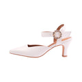 Weiß - Front - Where´s That From - Damen Sandalen "New", Strassbesatz, PU