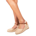 Beige - Front - Where´s That From - Damen Sandalen "Blakely", Kunstleder