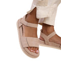 Camel - Front - Where´s That From - Damen Sandalen "Corfu", Wildleder