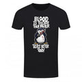Front - Psycho Penguin Herren T-Shirt Blood Is Thicker Than Water