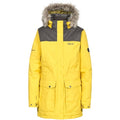 Front - Trespass Damen DLX Parka Garner, wasserdicht