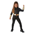 Schwarz-Gold - Front - Avengers Assemble - Kostüm ‘” ’"Black Widow"“ - Mädchen