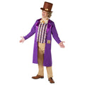 Violett - Back - Willy Wonka - "Deluxe" Kostüm - Herren