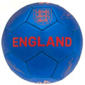 Blau-Rot - Front - England FA - "Phantom" Fußball mit Unterschriften
