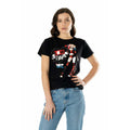Schwarz-Rot - Front - Harley Quinn - "Love Stinks" T-Shirt für Herren-Damen Unisex