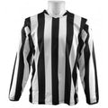 Schwarz-Weiß - Front - Carta Sport - "Newcastle" Fußballtrikot für Herren-Damen Unisex