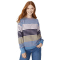 Grün - Front - Maine - Pullover Rundhalsausschnitt für Damen