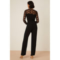 Schwarz - Back - Dorothy Perkins - Jumpsuit für Damen  Spitze