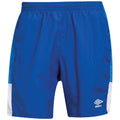 Königsblau-Graublau-Weiß - Front - Umbro - Shorts für Herren - Training