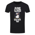 Schwarz - Front - Psycho Penguin Herren T-Shirt Blood Is Thicker Than Water