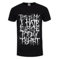 Schwarz - Front - Grindstore Herren T-Shirt This Is My I Hate Everyone Today T-Shirt