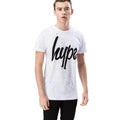 Weiß - Front - Hype Herren T-Shirt Aop mit Sprenkel-Design, kurzärmlig