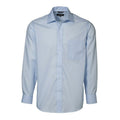 Hellblau - Front - ID Herren Popelin Hemd, bügelleicht, langärmlig