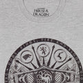 Grau-Schwarz - Back - House Of The Dragon - "Symbols" T-Shirt für Herren