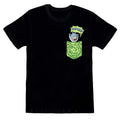 Schwarz - Front - Rick And Morty - Faux Pocket T-Shirt für Damen