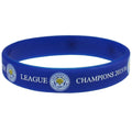 Blau - Front - Leicester City FC offizielles Champions Silikon-Armband