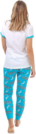 Weiß-Blau - Side - Wonder Woman Damen I`m A Woman Pyjama Set