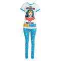 Weiß-Blau - Front - Wonder Woman Damen I`m A Woman Pyjama Set